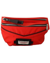 Givenchy - Rote, große Downtown-Gürteltasche aus Polyamid - Lyst