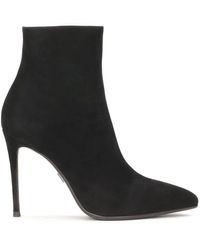 Kazar - Klassische Schwarze Wildlederstiefel Mit Stiletto-Absatz - Lyst