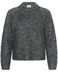 Kaffe - Rundhals-Strickpullover - Lyst