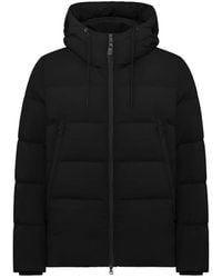 DUNO - Hooded Bi-Stretch Technische Stoffen Jas - Lyst