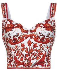 Dolce & Gabbana - Sleeveless Tops - Lyst