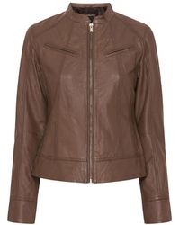 Btfcph - Biker Jacket Skind 100203 - Lyst