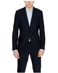 Antony Morato - Jassen ,Zwart ,Polyester Zwart Polyester Blend Pak Jas - Lyst