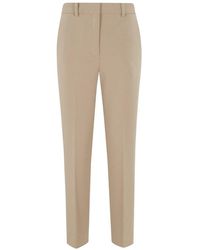 Circolo 1901 - Broeken ,Katoen Carrot Fleece Broek - Lyst