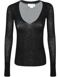 Genny - V-Neck Knitwear - Lyst