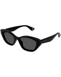 Gucci - Schwarze sonnenbrille für den täglichen gebrauch,rote sonnenbrille, stilvoll und vielseitig - Lyst