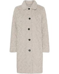 Notyz - Jassen ,Polyester Faux Fur & Shearling Jassen - Lyst