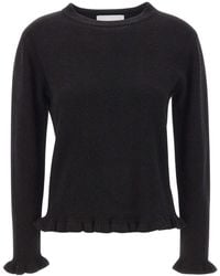 Kaos - Sweater Met Ruches Zoom - Lyst