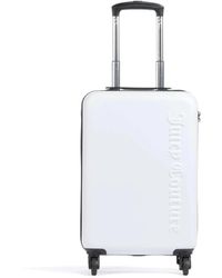 Juicy Couture - Weißer logo-trolley mit reißverschlusstaschen - Lyst