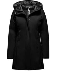 Bomboogie - Zwarte Winter Parka Jas - Lyst