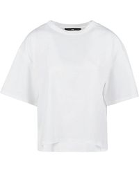 Liviana Conti - Weißes Oversized T-Shirt Aus Baumwolle - Lyst