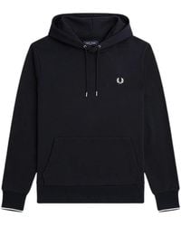 Fred Perry - Kapuzen-zip-sweatshirt in regular fit - Lyst