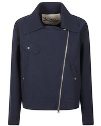 Herno - Jassen ,Blauw ,Blauwe Jassen, Gemaakt - Lyst