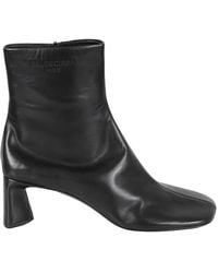 Balenciaga - Leather Ankle Boots - Lyst