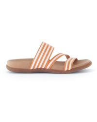 Gabor - Orangefarbene Mules Mit Elastischem Band - Lyst