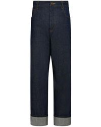 Thom Browne - Jeans ,Blauw ,Denim Selvedge Denim 5-Pocket Broek - Lyst