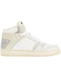 Philippe Model - Weiße Leder Mid-Top Sneakers - Lyst