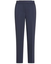 Seventy - Broeken ,Blauw ,Stretch Cadì Broek - Lyst