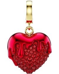 Swarovski - Idyllia Round Cut Heart Charm - Lyst