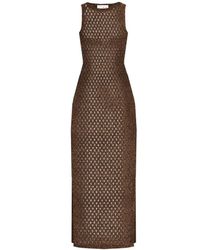 Mc2 Saint Barth - Braunes Kleid Für Frauen - Lyst