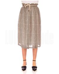 Alpha Studio - Midi Skirts - Lyst