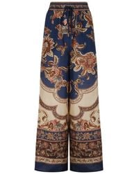 Zimmermann - Broeken ,Veelkleurig ,Aster Relaxed Pant - Lyst