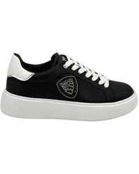 Blauer - Schwarze venus sneakers mit strass-logo - Lyst