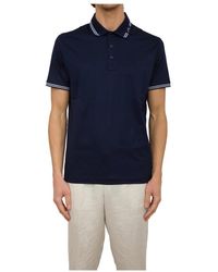 Paul & Shark - Blaues Baumwoll-Poloshirt Mit Knöpfen - Lyst