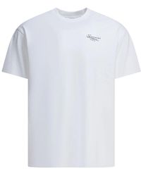 Givenchy - Tops ,Wit ,Katoen Katoenen T-Shirt Met Stempelprint - Lyst