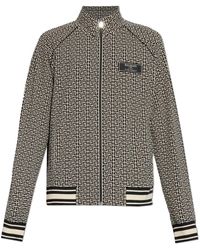 Balmain - Felpa con zip - Lyst
