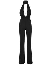 Philipp Plein - Halter Neck Backless Jumpsuit - Lyst