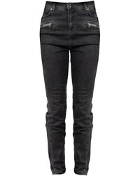 Pinko - Slim fit high waist jeans - Lyst