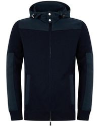 Moorer - Sweater Met Rits En Capuchon - Lyst