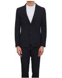 Antony Morato - Kostuums ,Blauw ,Leer Giacca Per Completo - Lyst