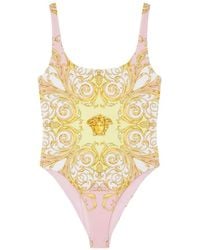 Versace - Geprint Badpak Uit Één Stuk - Lyst