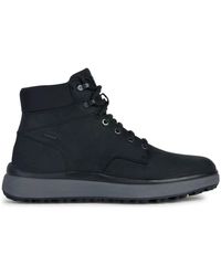Geox - Schwarze stiefeletten - Lyst