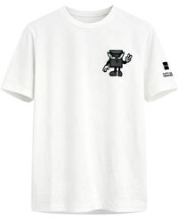 OUTHERE - Tops ,Wit ,Katoen Flair T-Shirt - Lyst