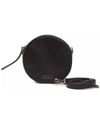 Pompei Donatella - Elegante leder oval crossbody tasche - Lyst
