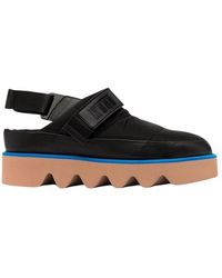 MSGM - Schoenen ,Zwart ,Leer Puffed Sandalen - Lyst