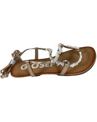 Gioseppo - Schoenen ,Wit ,Leer Flat Sandalen - Lyst