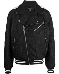 Balmain - Chaqueta de bombardero casual de - Lyst
