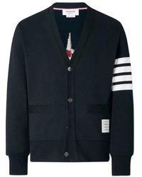 Thom Browne - V-Hals Vest Met Bootborduurwerk - Lyst