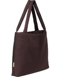Studio Noos - Tassen ,Bruin ,Wol Puffy Mom Tas Voor De Herfst - Lyst