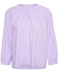 Inwear - Lavanda blusa manica 3/4 - Lyst