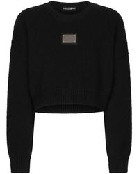 Dolce & Gabbana - Logo Plaque Pullover - Lyst
