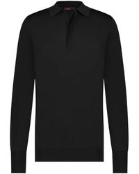 Aeden - Tops ,Zwart ,Longsleeve Polo Shirt - Lyst