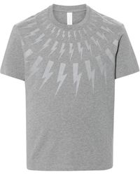 Neil Barrett - Bolt print t-shirt - Lyst