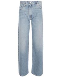 Versace - Jeans ,Blauw ,Katoen Boyfriend Jeans - Lyst
