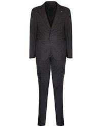 Tagliatore - Twill Tailored Single-Breasted Suit - Lyst
