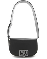 Chiara Ferragni - Zwarte Schoudertas Van Kunstleer - Lyst